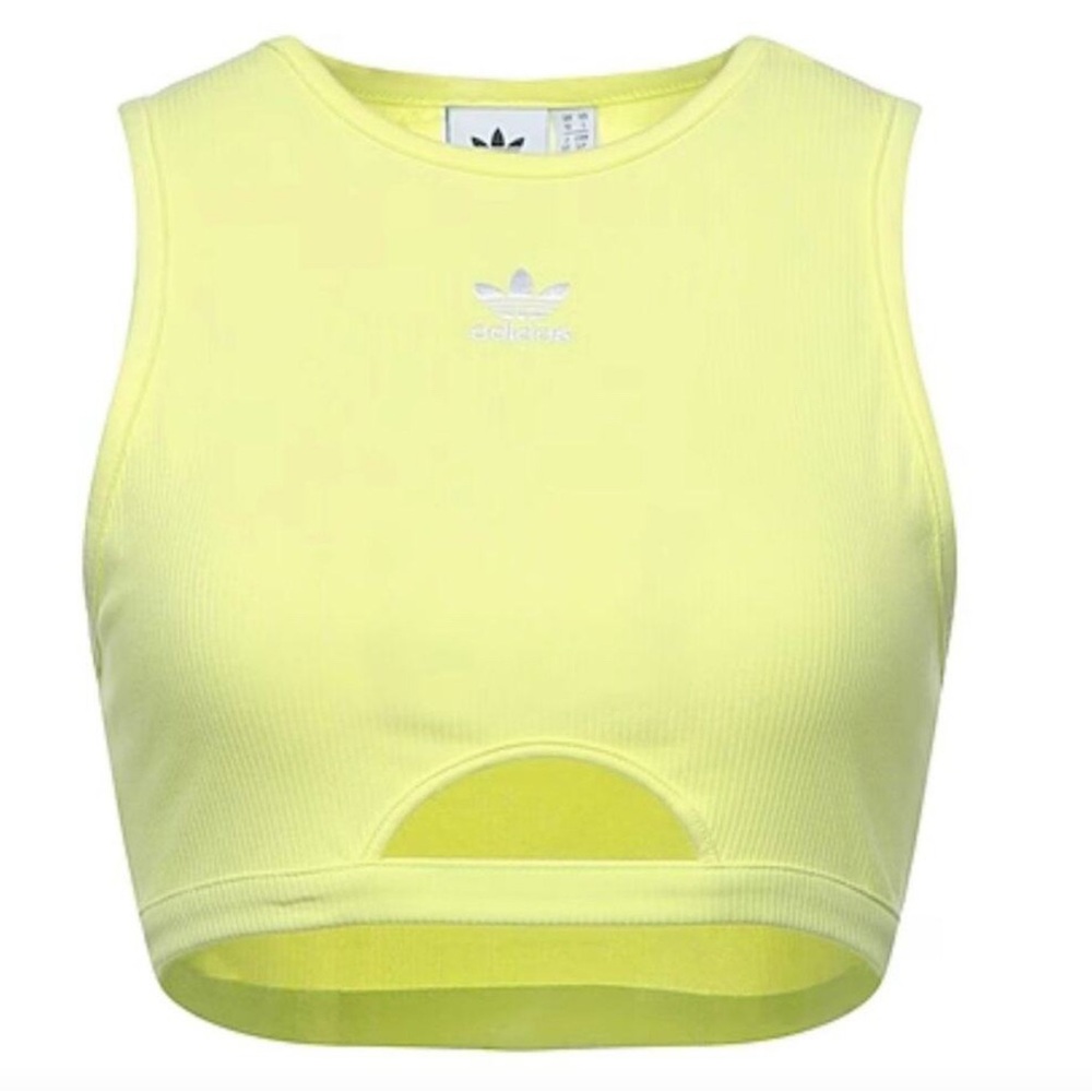 Adidas Bright‎ Yellow Athletic Top